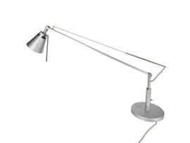 Ikea - model Huvik - aluminium - telescoop bureaulamp - Zweden - 90's