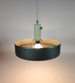 Anvia Almelo - J. Hoogervorst - "model 4017"  - Ufo hanglamp -  antraciet - Dutch design - 60's
