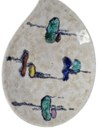Regina - firma Van der Want & Barras - Floris Meydam - Kunstaardewerkfabriek - WB - handpainted - schaaltje - 1945-1970