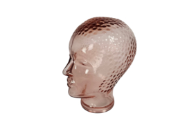 Piero Fornasetti stijl - Mannequin - glazen hoofd - geperst glas - mid century modern