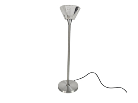 Hala Zeist - tafellamp - kristal - geborsteld aluminium - 80s