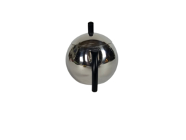 Tracanzan Alfa - 'Pallina' - Inox 18/10 - thee/koffiekannetje - Made in Italy - chroom - 60's