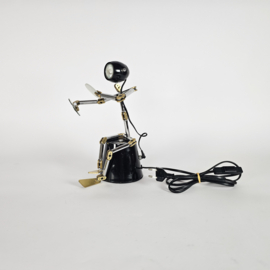 Osqar lamp  - Ygnacio Baranga - robot lamp - mid century modern - Kumade - 1980