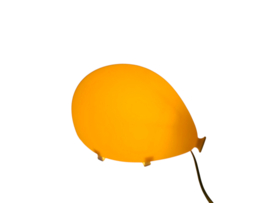 Ikea - design Anna Efverlund - Drömminge  - Ballonlamp - Rood of geel  -  90s