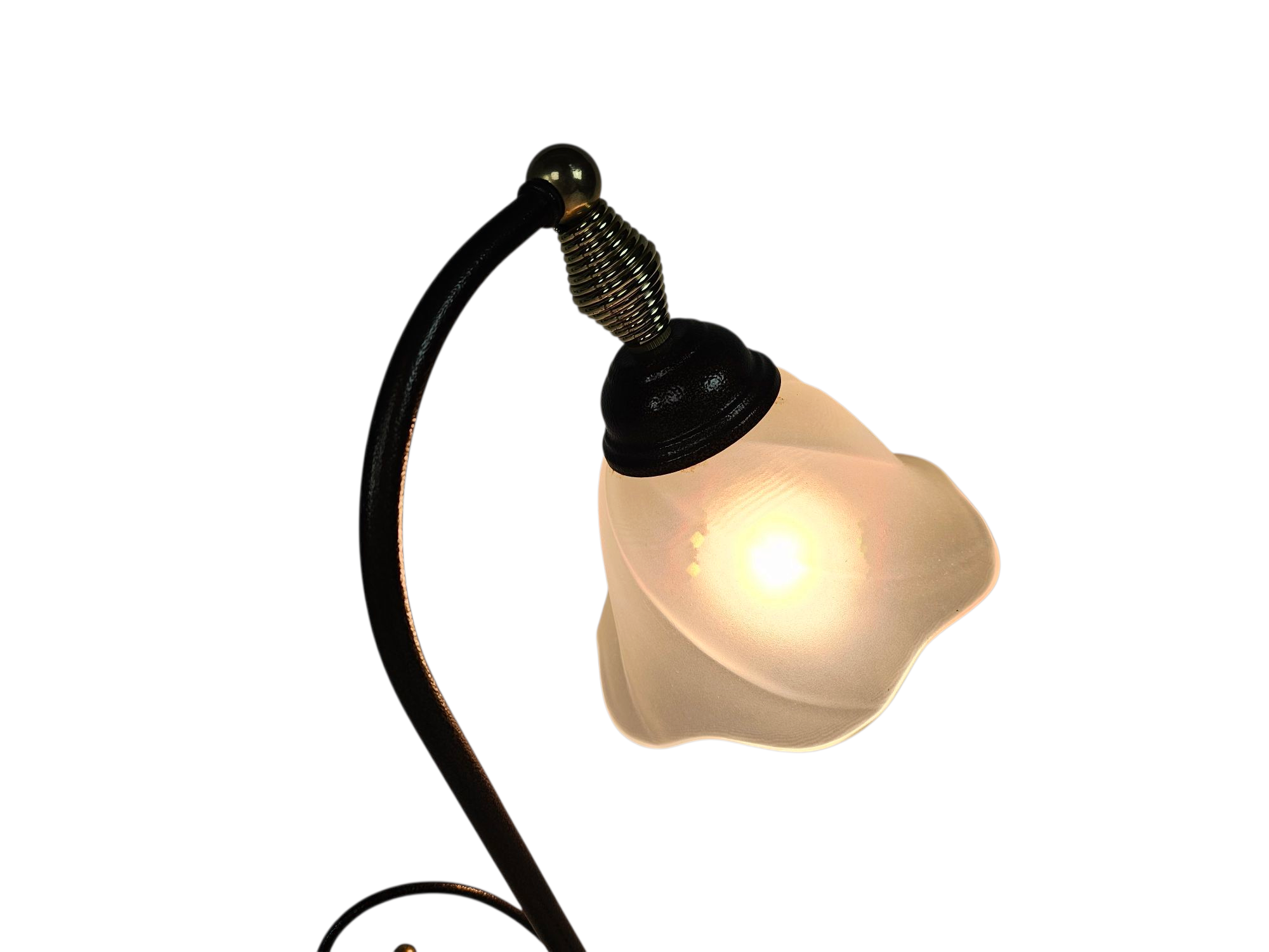 Massive - AF Cincuanta Italy - tafelamp - kelklamp - tafellamp - metaal - glas - 90's