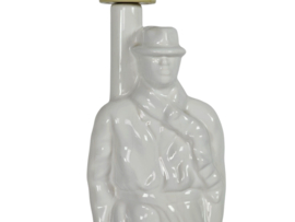 Tafellamp - Detective - Lantaarnpaal lamp - keramiek - post modern - 80's