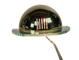 Vrieland design - Holland - wandverlichting - globe - wandlamp - goud - messing - 70's