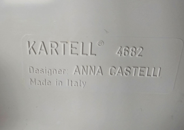 Kartell -  design Ana Castelli Ferrieri -   model 4682 - trolley - verrijdbare plantenbak - Italie - 60's