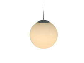 Happy Lights - Vintage hanglamp - Globe - Ochtendnevel - opaalglas - metaal - 70's