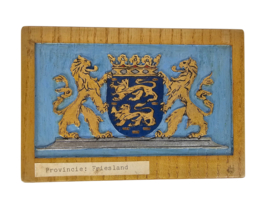 Stads & Provinciewapens - Historische Wapenschilden - hout - (8) -  2e helft 20e eeuw