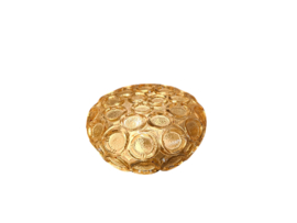 Herda Amsterdam - applique - amber glas - 3e kwart 20e eeuw