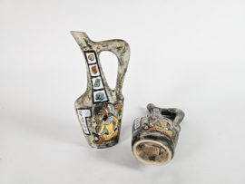 Bresciana Ceramica - Arco Gardese -  karaf - keramiek - 2 (set) -  Amphora - 1970-1979