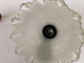 Erco Leuchten - Germany - hanglamp - holophane stijl - Space Age - kristal - 70's