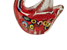Murano - zwanen (2) - glas - kristal - beeldjes - figurines - 90's