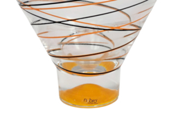 Nybro - Zweden - Handmade - slingervaas - glas - kristal - 1990's