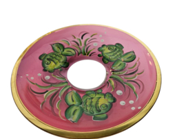 Boheems glas - Moser stijl - handbeschilderd - emaillen - 24K verguld - kristalglas - 7 delig -