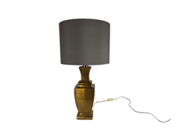 Hollywood Regency - DeKnudt - Maison Jansen stijl - messing - goud - tafellamp - 80's