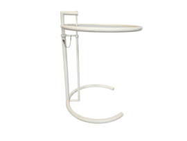 Design Side table - Eileen Gray stijl -  metaal - glas - 80s