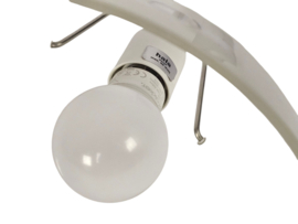 Hala Zeist - hanglamp - gesatineerd glas - gemerkt - post modern - 80's