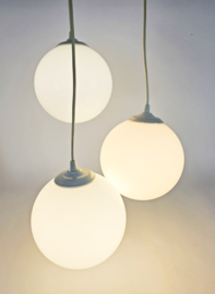 Woja stijl - Cascade Space Age verlichting - opaline - 1970's