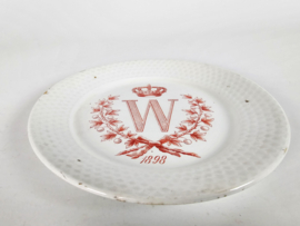 Petrus Regout & Co -  Maastricht - Inhuldiging van Koningin Wilhelmina - 1898