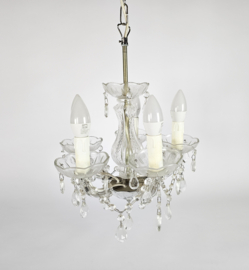 Chandelier - Kroonluchter - Marie Therese lamp - 5 armen - glas - 2000