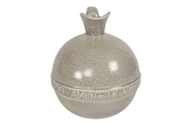 Plateelbakkerij Zuid-Holland - Doopkan -  'In Nomine Patris et Spiritus Sant Amen' - 60's