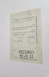Aandeel - Certificaat - Erving Trust Company (Bank of New York Mellon) -  New York - 1929