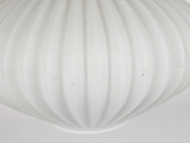 Vintage - Ufo lamp - opaline - koper - Scandinavisch - 1970s