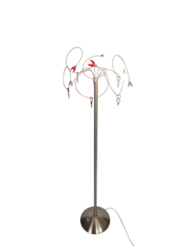 Harco Loor - Strawberry - murano -  6 lichts - dimmer - 1990's