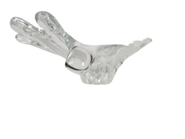 Murano - transparant kristal - vaas - Italie - 3e kwart 20e eeuw