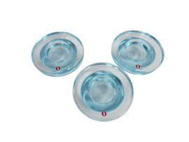 Iittala - Harri Koskinen - model Halo - waxinelichthouders - set (3) - theelicht - Finland - 1999