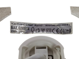 Boxford Holland - Jan des Bouvrie - kubus lamp - cubic lamp - R2217 - 1990's