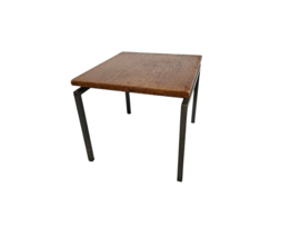 Side table - Cees Braakman stijl - fineer - metaal - Holland - 60s