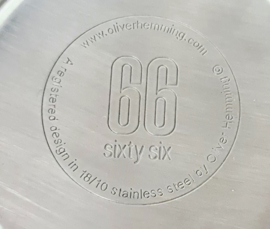 Oliver Hemming design - Sixty six (66) 18/10 stainless - Koffiepot - Melkkannetje - Suikerpotje - Memphis stijl - 1990's