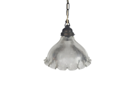 Art Deco - Holophane -  Hanglamp - kristal - 1950s