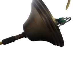 Art Deco stijl - opaline glas - koper armatuur - 1e helft 20e eeuw