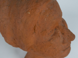 Geboetseerde terracotta buste - Groot formaat - 1960's