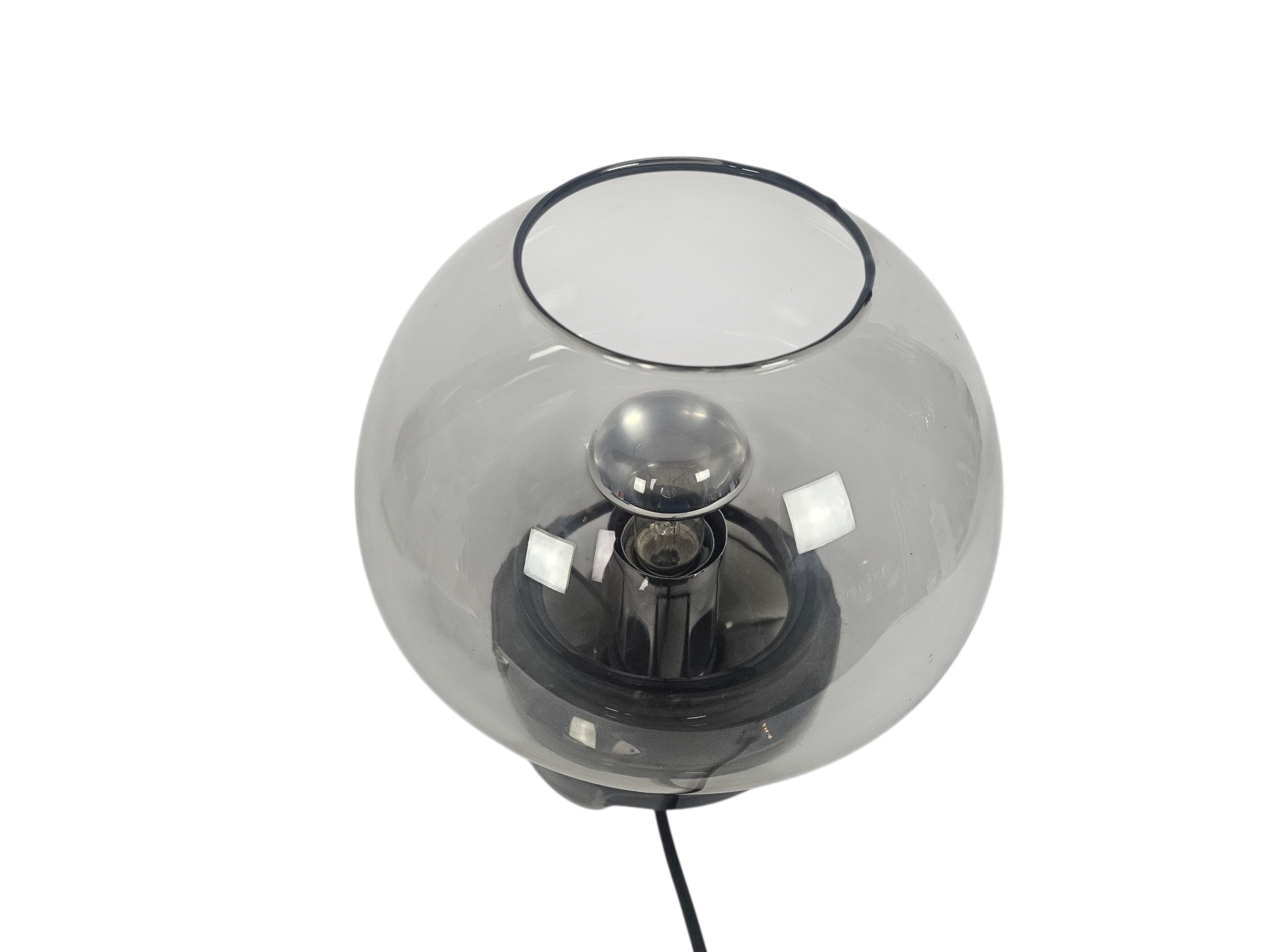 Süssmuth Leuchten - Mushroom Lamp - 'Smoked' glas - Germany - 1970's