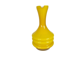 Empoli glas - AV Hand - opaline - mondgeblazen - schenkkan - 70's -