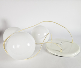 Woja stijl - Cascade Space Age verlichting - opaline - 1970's