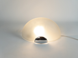 SCE - Société Centrale d’Eclairage - wandlamp - France - gesatineerd glas - wit - 1970's