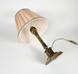 Herda Holland - Dutch design - model T 9670 - brons - messing - kolom tafellamp - Neoklassieke stijl - 70's