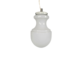Murano - Italie - kegellamp - opaline - hanglamp -  mid century - 70's
