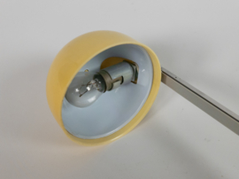 Kreo-Lite ai ai - model NA-718 - Kreo Co LTD - wit - telescoop lamp - opvouwbaar - capsule verlichting - pil verlichting - Japan - 1970's