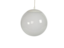Hala Zeist - XL Globe - model 509 - opaalglas - metaal - 3e kwart 20e eeuw