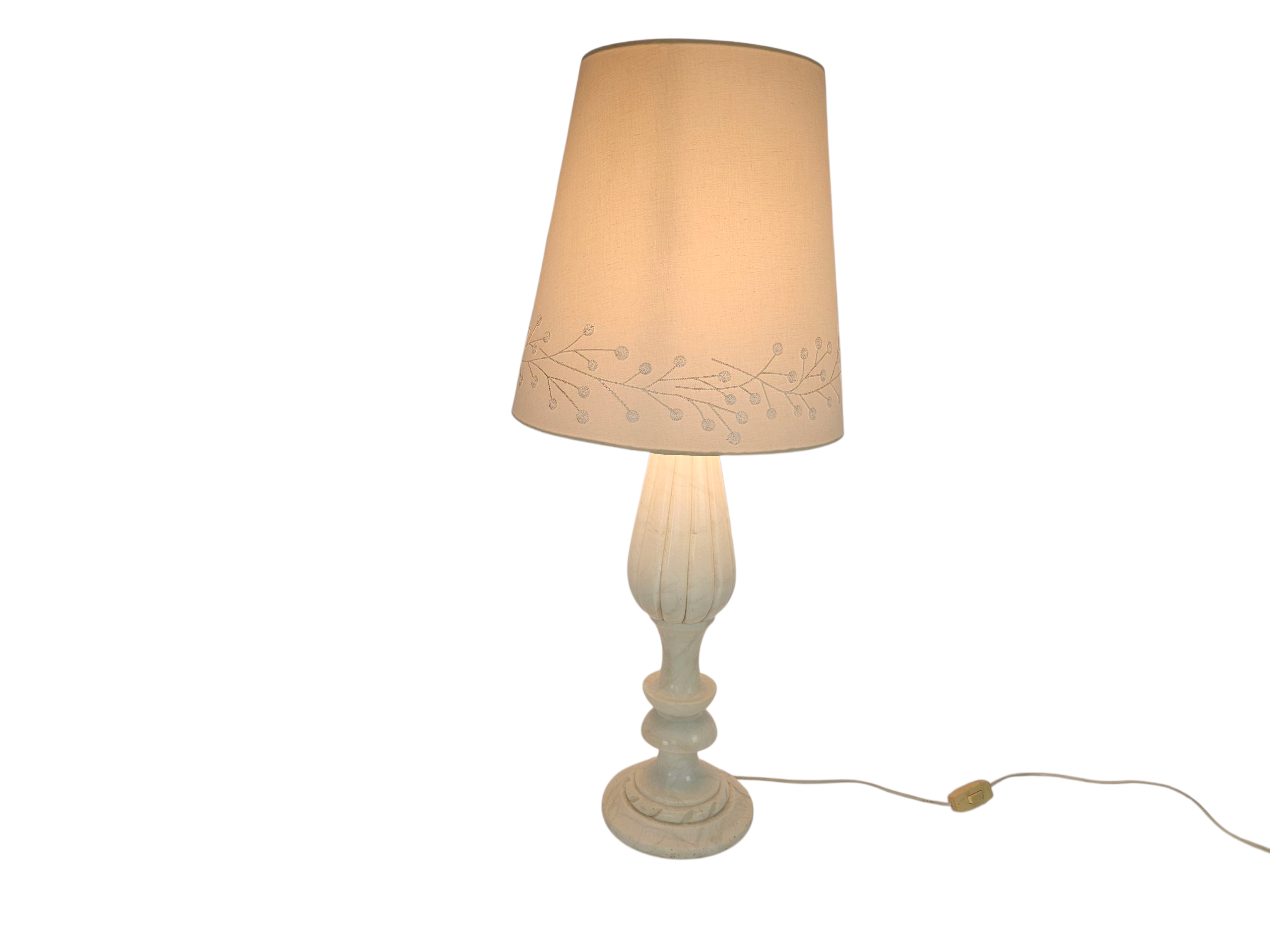 Pegasan - Albast - natuursteen -  tafellamp - Hollywood Regency stijl - Spanje - 70's