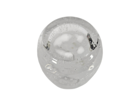 Dutch design glas - Leerdam - Floris Meydam - serica -  ingesloten luchtbellen - 80's