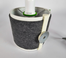 Vintage / muurlamp - magneetlamp - vilt - 3e kwart 20e eeuw