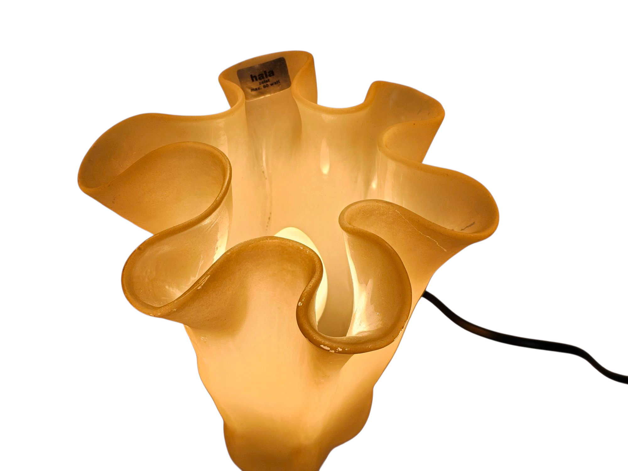 Hala Zeist - zakdoeklamp - 'Fazzoletto'- tafellamp - post modern - 80's